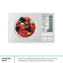 Load image into Gallery viewer, KITCHEN SCALE WITH NUTRITIONAL DATA